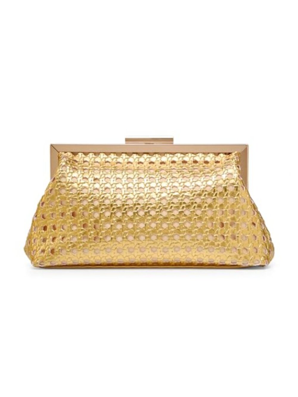 Woven PU Leather Clutch Purse Evening Bag for Wedding Party